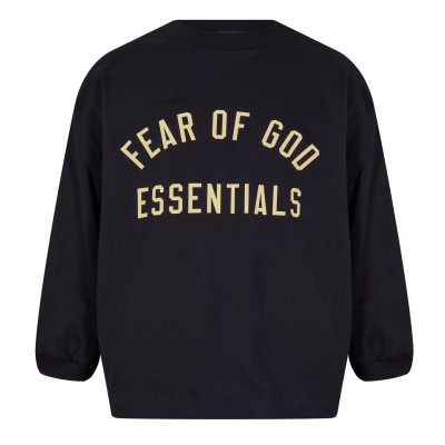 юношеска,тениска,fear,of,god,essentials,jersey,crewneck,tee,juniors,black