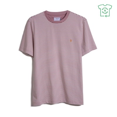 тениска,farah,daytona,short,sleeve,t,shirt,dark,pink