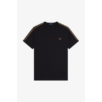 мъжки,тениски,fred,perry,tee,black,shade,s77