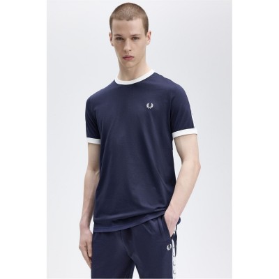 мъжки,тениски,fred,perry,tee,carbon,blue,266
