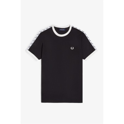 мъжки,тениски,fred,perry,tee,black,102