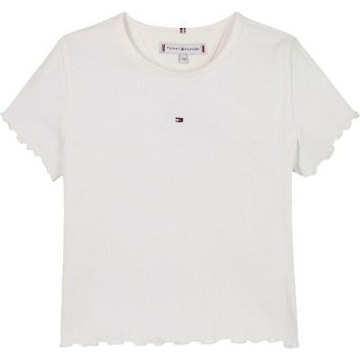 тениска,детски,облекла,tommy,hilfiger,tommy,rib,tee,jn42,white