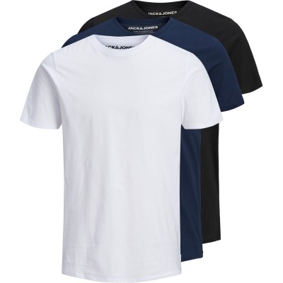 тениска,мъжки,тениски,jack,and,jones,basic,3,pack,t,shirt,blk,nvy,wht