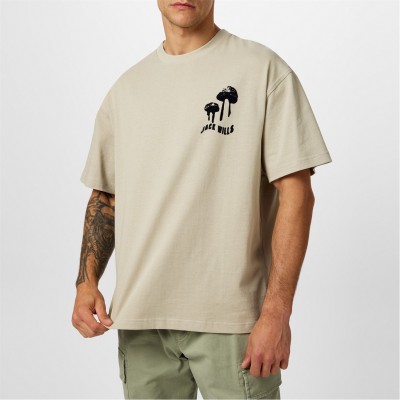 тениска,мъжки,тениски,jack,wills,mushroom,t,shirt,chalk