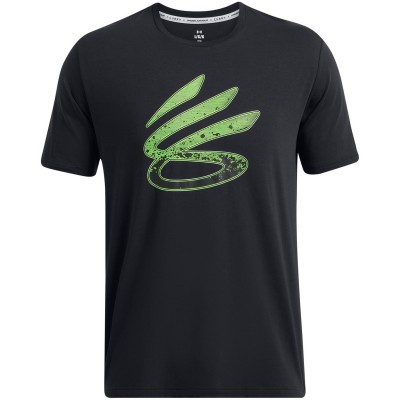 мъжка,тениска,разпродажба,under,armour,мъжки,тениски,under,armour,curry,logo,trend,t,shirt,mens,black,green