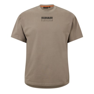 тениска,мъжки,тениски,napapijri,premium,short,sleeve,t,shirt,beige,n1k