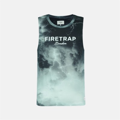 мъжки,потници,всички,йога,и,пилатес,аксесоари,и,облекла,firetrap,men's,sub,lightning,print,cotton,muscle,vest,dark,lightening