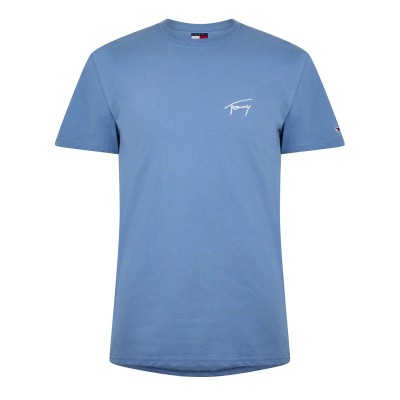 тениска,мъжки,тениски,tommy,jeans,tjm,reg,signature,tee,ext,colorado,blue