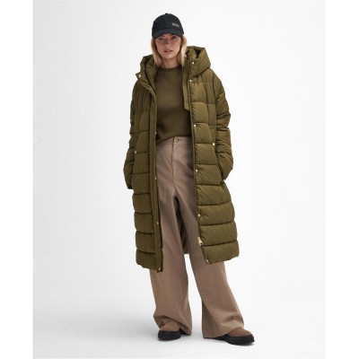 яке,дамски,якета,и,палта,barbour,international,women's,barron,quilted,funnel,collar,long,puffer,jacket,empire,green