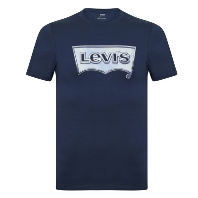 тениска,мъжки,тениски,levis,varsity,circle,t,shirt,navy,big,bw