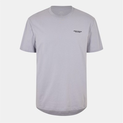 тениска,мъжки,тениски,armani,exchange,t91,logo,t,shirt,lilacgray,ua047
