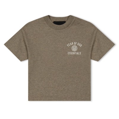 детска,тениска,детски,3/4,панталони,fear,of,god,essentials,unisex,kids',logo,regular,fit,t,shirt,heather,grey