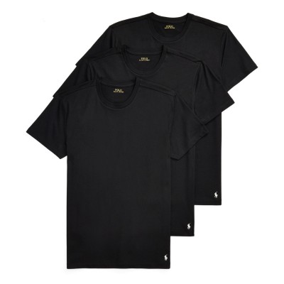 тениска,мъжки,тениски,polo,ralph,lauren,3,pack,t,shirts,blk,blk,blk