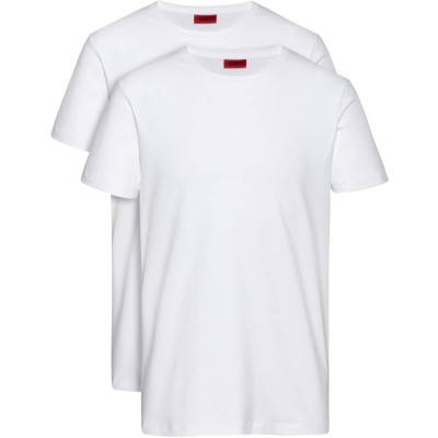мъжка,тениска,мъжки,пижами,hugo,hugo,boss,2,pack,tshirt,mens,white,100