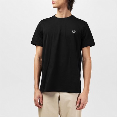 тениска,облекла,на,разпродажба,мъжки,тениски,fred,perry,men's,regular,fit,back,graphic,t,shirt,black,102