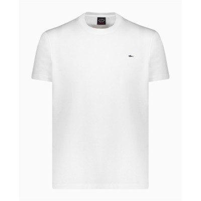 тениска,мъжки,тениски,paul,and,shark,men's,regular,fit,badge,t,shirt,white