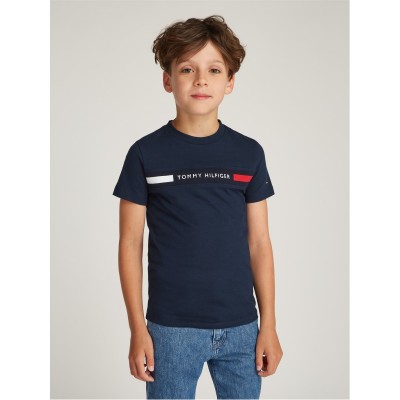 тениска,детски,облекла,tommy,hilfiger,th,rib,reg,tee,ss,navy,c1g