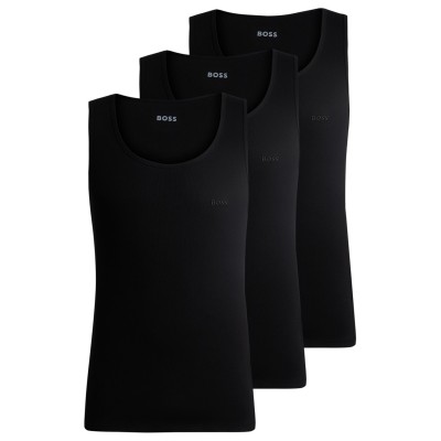 облекла,на,разпродажба,мъжки,тениски,boss,3,pack,of,vests,black,001