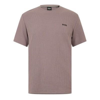 тениска,мъжки,тениски,boss,mens,boss,bodywear,waffle,t,shirt,with,structured,design,mushroom,511