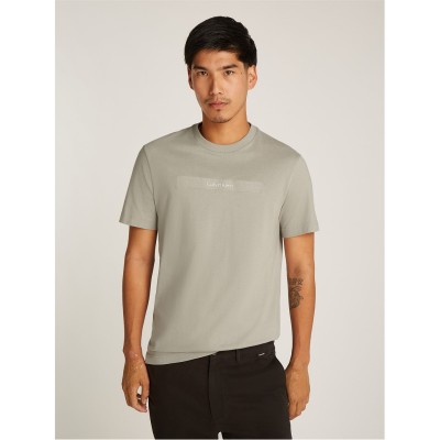 тениска,мъжки,тениски,calvin,klein,structured,embroidery,t,shirt,khaki,raj