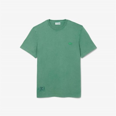 тениска,облекла,на,разпродажба,мъжки,тениски,lacoste,washed,effect,heavy,jersey,t,shirt,green,132