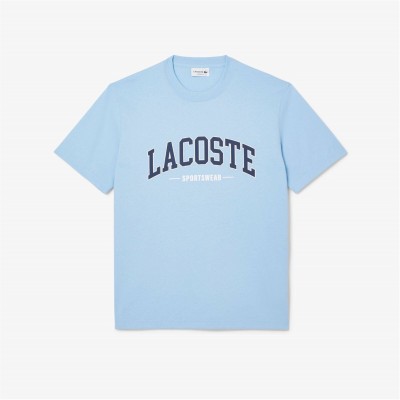 тениска,мъжки,тениски,lacoste,big,logo,t,shirt,blue,hbp