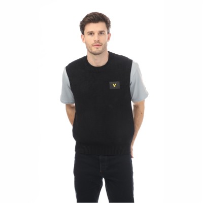 потник,облекла,на,разпродажба,мъжки,тениски,lyle,and,scott,lyle,ribbed,vest,sn99,jet,black