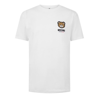 тениска,облекла,на,разпродажба,мъжки,тениски,moschino,small,bear,t,shirt,white