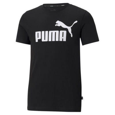 тениска,разпродажба,puma,детски,тениски,детски,облекла,puma,essentials,logo,t,shirt,black,white