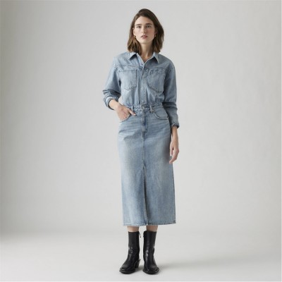рокля,дамски,поли,и,рокли,levis,denim,midi,shirt,dress,feeling,this