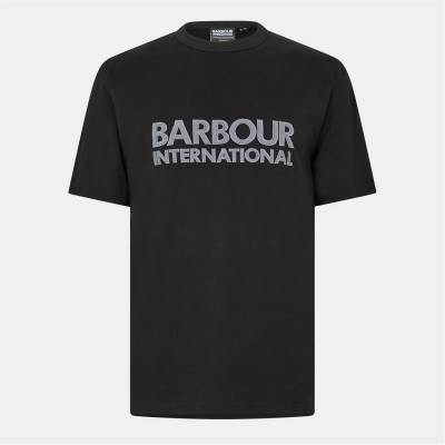 тениска,облекла,на,разпродажба,мъжки,тениски,barbour,international,jason,t,shirt,black,bk31