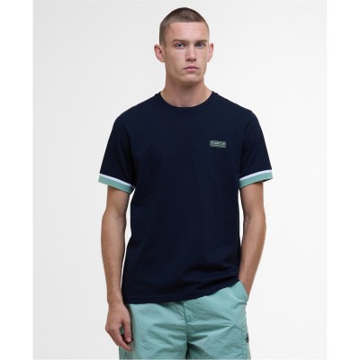 тениска,мъжки,тениски,barbour,international,evan,tipped,t,shirt,saph,navy,ny73