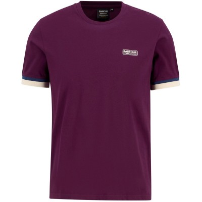 тениска,мъжки,тениски,barbour,international,mens,evan,t,shirt,pot,merlot,pu99