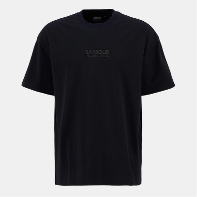 тениска,мъжки,тениски,barbour,international,oversized,collins,t,shirt,black,bk31