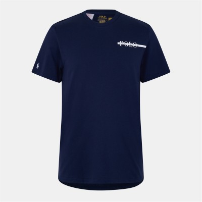 тениска,облекла,на,разпродажба,мъжки,тениски,polo,ralph,lauren,men's,block,logo,regular,fit,t,shirt,navy