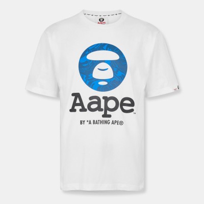 тениска,мъжки,тениски,aape,men,s,og,moon,face,oversized,t,shirt,white