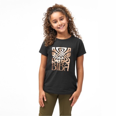 детска,тениска,детски,облекла,biba,junior,girls,biba,logo,t,shirt,black