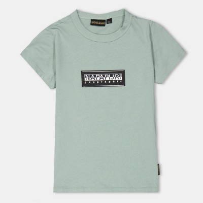тениска,napapijri,kids,crew,neck,t,shirt,green,mil,g1x