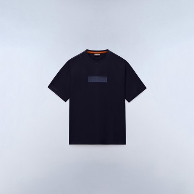 мъжка,тениска,мъжки,тениски,napapijri,nap,box,logo,short,sleeve,t,shirt,mens,blu,marine