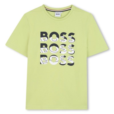 юношеска,тениска,детски,облекла,boss,multi,logo,tee,juniors,apple,607