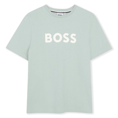 тениска,boss,kids,logo,t,shirt,sprout,green