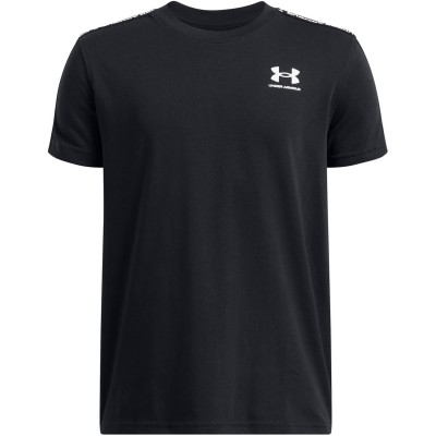 юношеска,тениска,разпродажба,under,armour,детски,тениски,under,armour,taped,short,sleeve,t,shirt,juniors,black,white