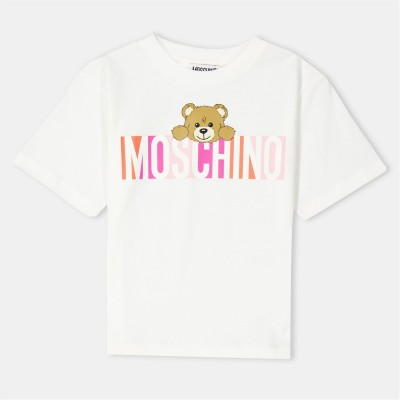 тениска,детски,3/4,панталони,moschino,kids',logo,bear,regular,fit,t,shirt,cloud10063