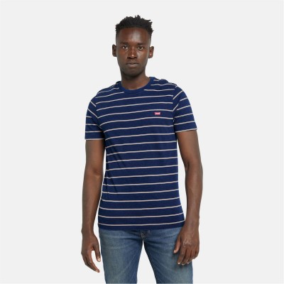 тениска,облекла,на,разпродажба,мъжки,тениски,levis,original,housemark,t,shirt,stripe,indigo