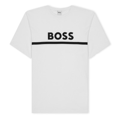 тениска,детски,3/4,панталони,детски,тениски,boss,kids,large,logo,t,shirt,logo,design,white,10p