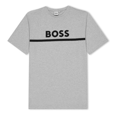 юношеска,тениска,детски,тениски,boss,logo,t,shirt,juniors,grey,a32