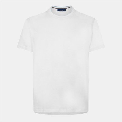 облекла,на,разпродажба,мъжки,тениски,paul,and,shark,shark,tag,tee,white