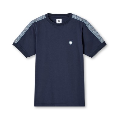 тениска,мъжки,тениски,pretty,green,eclipse,paisley,tape,t,shirt,navy