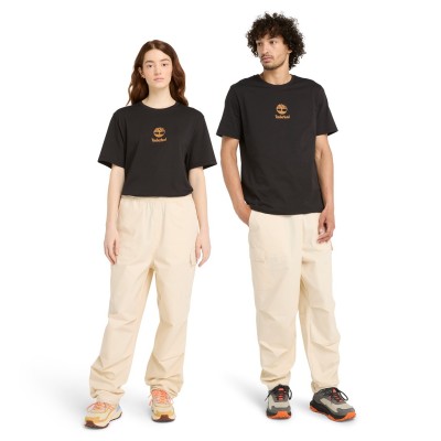 фланелка,с,къс,ръкав,мъжки,тениски,timberland,print,stack,logo,short,sleeve,tee,w,black