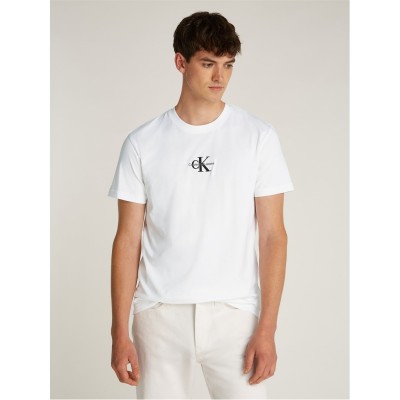 тениска,мъжки,тениски,calvin,klein,jeans,short,sleeved,t,shirt,bright,white
